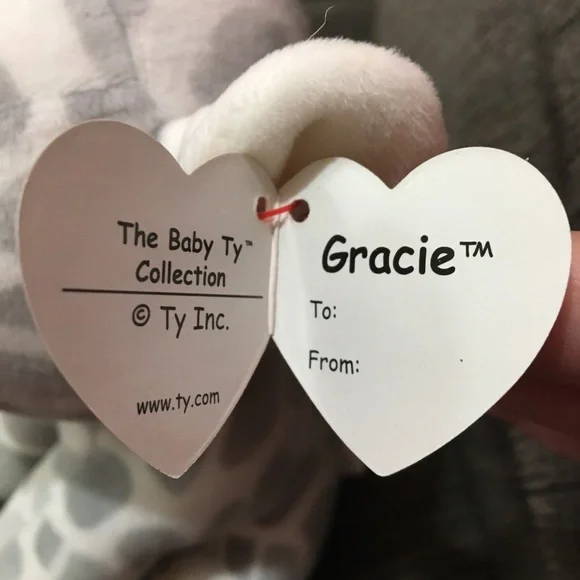 Plush Giraffe Toy Ty Baby Collectable - Picture 4 of 7